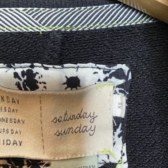 Anthropologie Saturday Sunday Black Vivie Cardigan Sweater Jacket - Picture 6 of 8